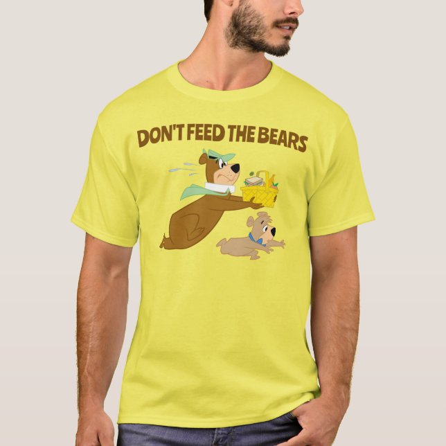 Camiseta Yogi Bear e Boo Picnic Pânico (Frente)