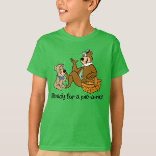 Camiseta Yogi Bear e Boo Picnic Snack
