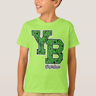Camiseta Yogi Bear - Letras De Variação Padrão