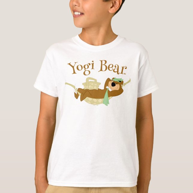 Camiseta Yogi Bear Picnic Hammock Nap Time (Frente)