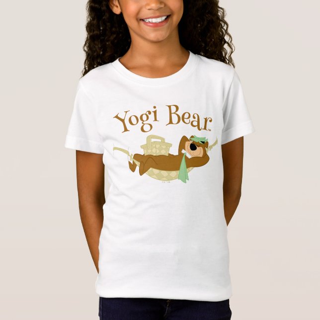 Camiseta Yogi Bear Picnic Hammock Nap Time (Frente)