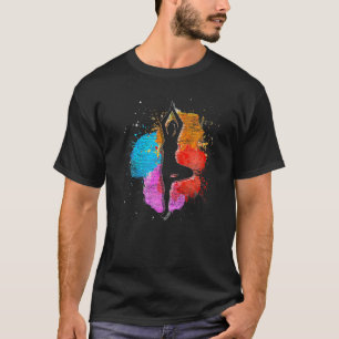 Camiseta Yogi Colorido Meditação Espiritual Namaste Zen Bud