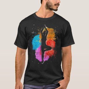Camiseta Yogi Colorido Meditação Espiritual Namaste Zen Bud