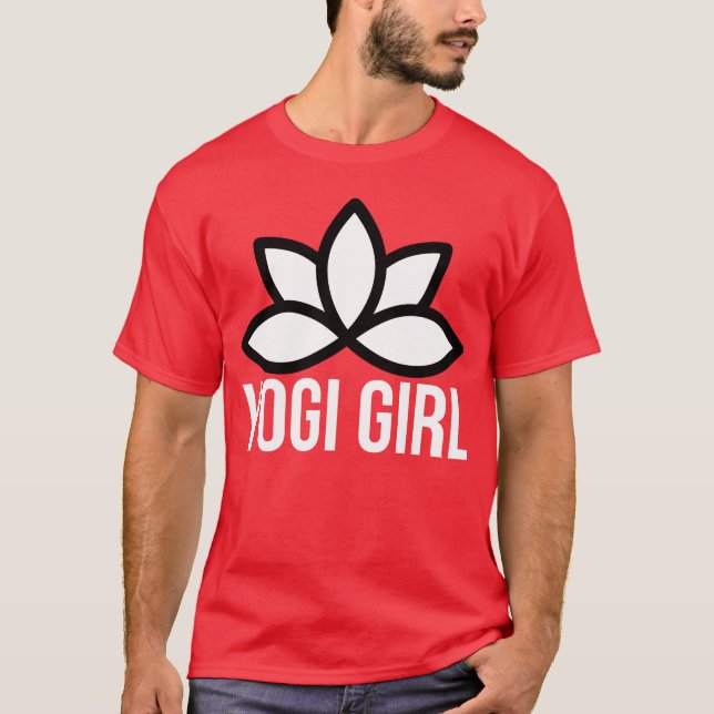 Camiseta Yogi Girl retro (Frente)