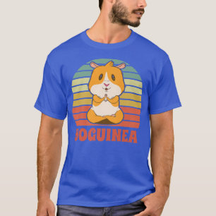 Camiseta Yoguinea Cute Guiné Pig Rodent Pet Yoga Meditatite