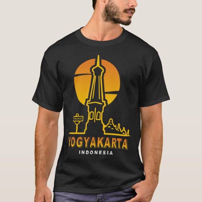 Camiseta Yogyakarta Indonésia (Frente)