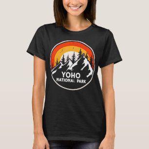 Camiseta Yoho National Park Canada Mountain Trees Camping H