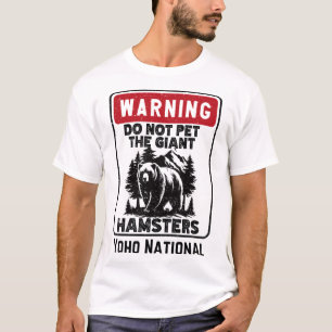 Camiseta Yoho National Park Grizzly Bear Pet Engraçado