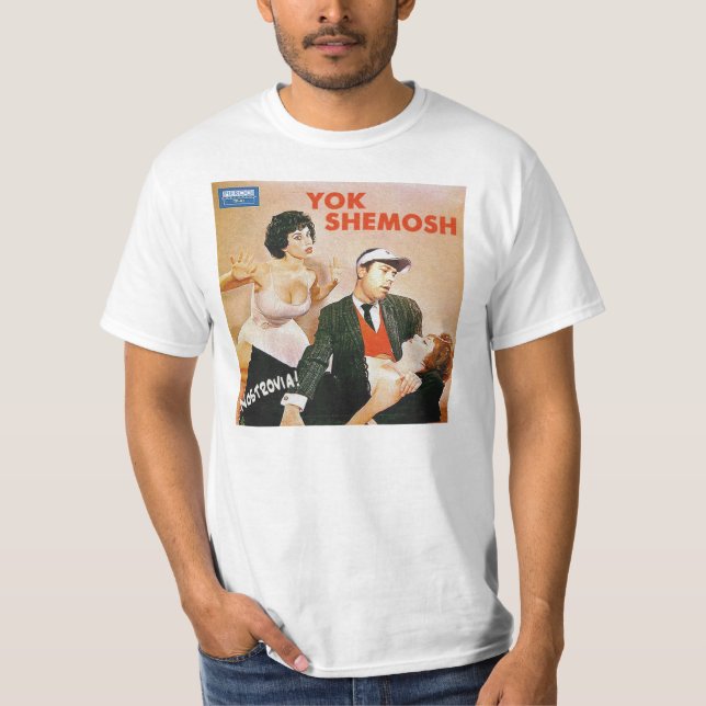 Camiseta Yok Mosh branco básico (Frente)