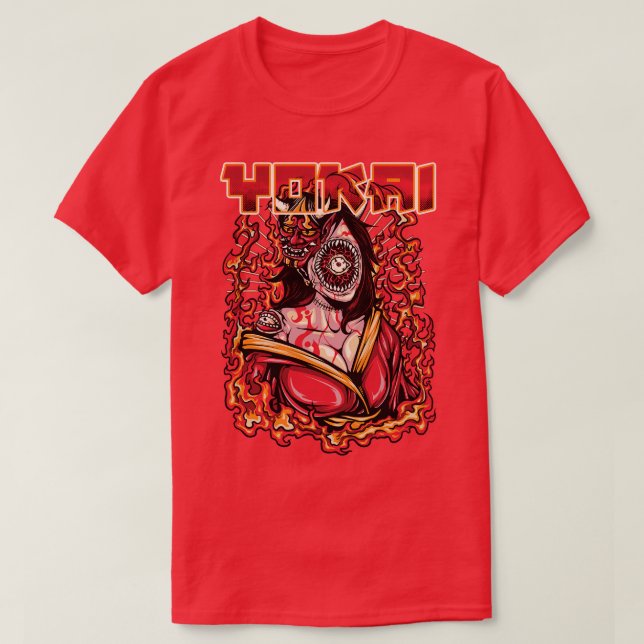 Camiseta Yokai (Frente do Design)