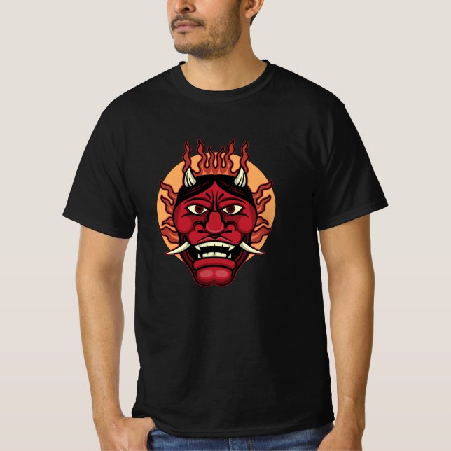Camiseta Yokai Kanji Japonês Tatuagem Belart (Frente)