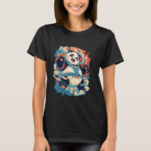 Camiseta Yokai Panda Panda Bear Japonês