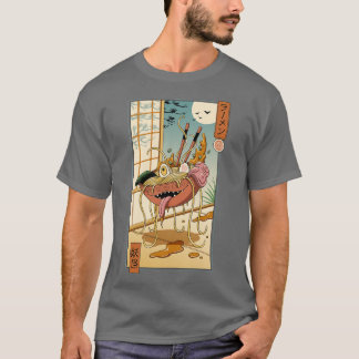 Camiseta Yokai Ramen em Edo