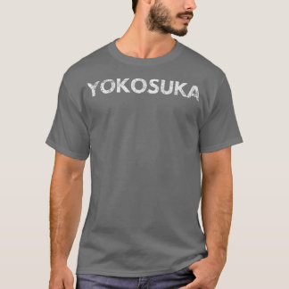 Camiseta Yokosuka Japão - Gráfico em desgosto