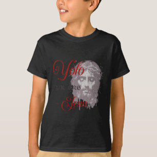 Camiseta Yolo Jk Brb Jesus Engraçado Dia de Páscoa Bíblia V