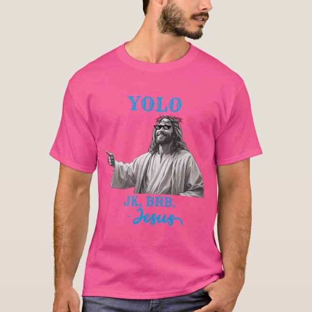 Camiseta Yolo Jk Brb. Páscoa de Jesus (Frente)