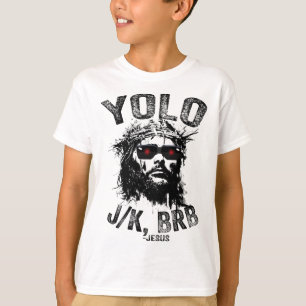 Camiseta Yolo Jk Brb Ressurreição De Jesus Cristãos Engraça