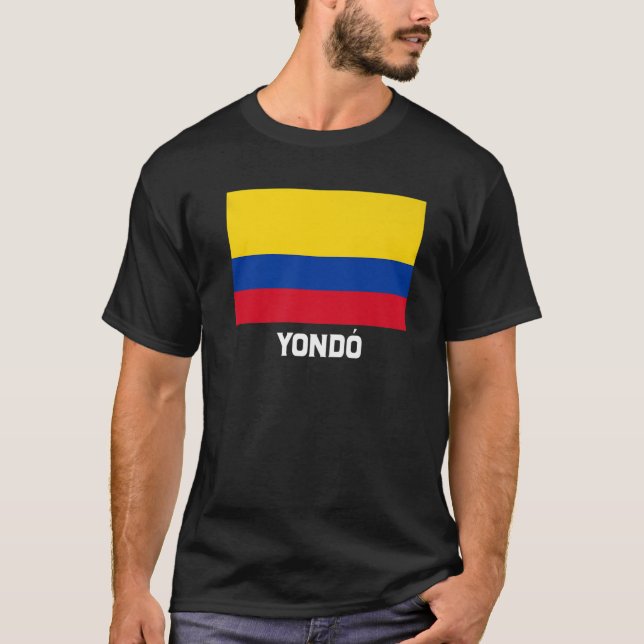 Camiseta Yondo Colombia Flag Emblem Escudo Bandera Crest (Frente)
