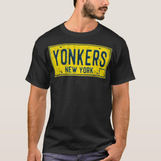 Camiseta Yonkers NY Old New York License Plate aflorou G
