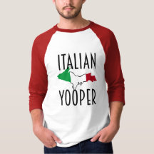 Camiseta Yooper Baseball Italiano