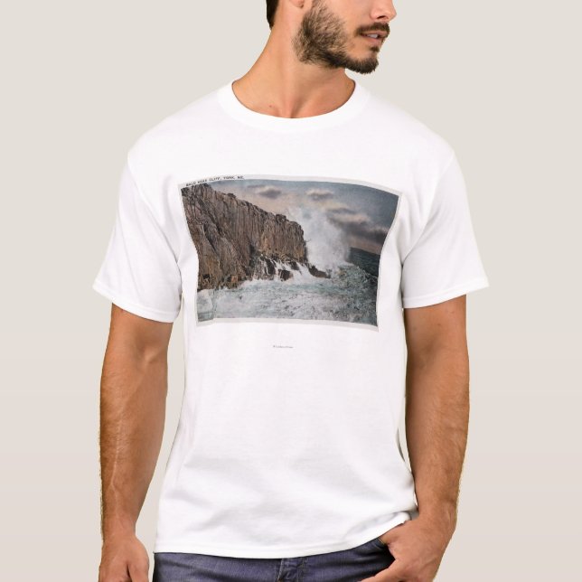 Camiseta York, MaineView da cabeça calva CliffYork, MIM (Frente)