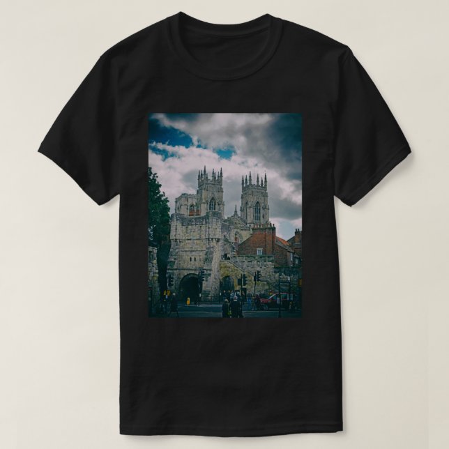 Camiseta York Minster e Bootham Bar (1) (Frente do Design)