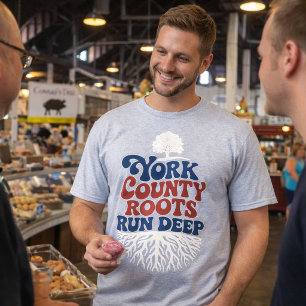 Camiseta York PA Raízes Profundas Orgulho Patriótico
