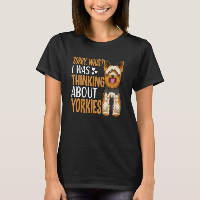 Camiseta Yorkie Dog Apparel For Yorkshire Terrier Owner (Frente)