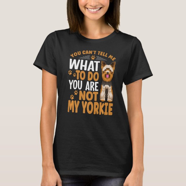 Camiseta Yorkie Dog Roupa Para Yorkshire Terrier Owner 2 (Frente)