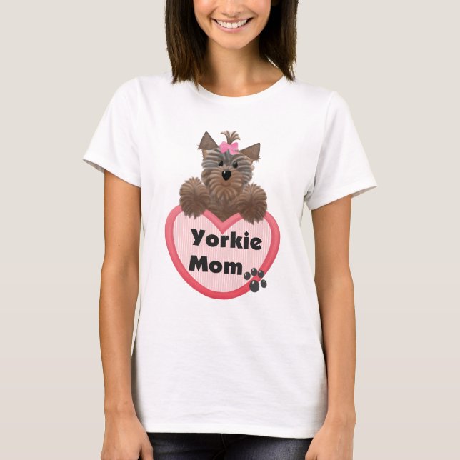Camiseta Yorkie Mãe (Frente)