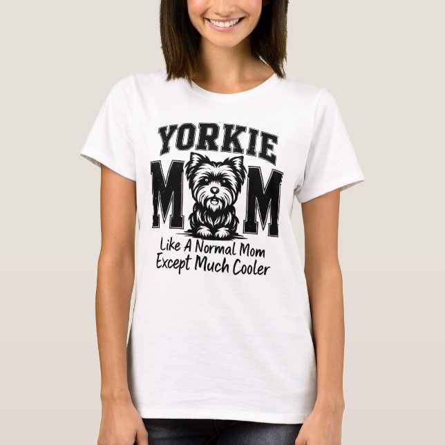 Camiseta Yorkie mãe (Frente)