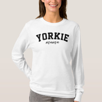 Camiseta Yorkie Mama Cute Yorkshire Terrier Dog College