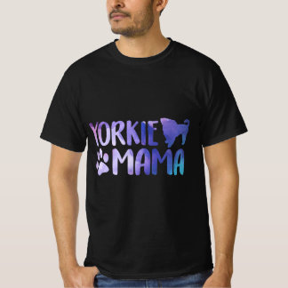 Camiseta Yorkie Mama Yorkshire Maltês Terrier Dog Mãe Camis