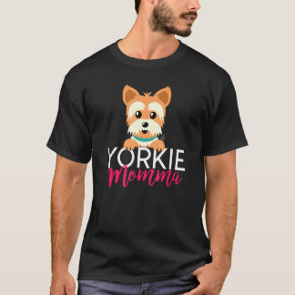 Camiseta Yorkie Momma gift mothers day dog love women