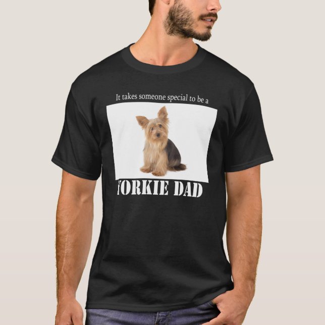 Camiseta Yorkie Pai T-Shirt (Frente)