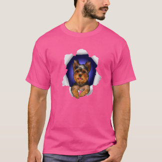Camiseta Yorkie para mulheres Yorkshire Terrier Owners Men