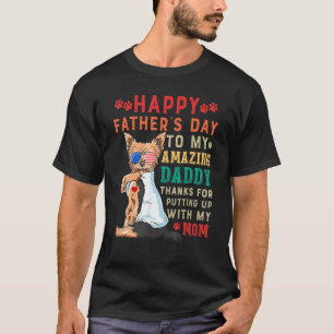 Camiseta Yorkie Para Os Meus Obrigados Incríveis De Pai Por