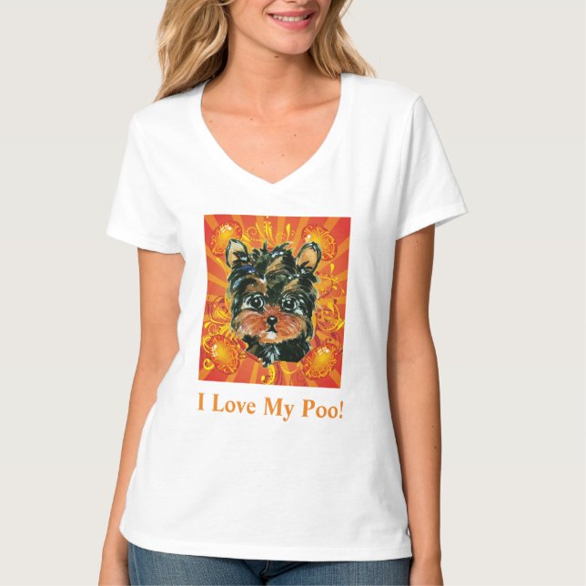 CAMISETA YORKIE POO (Frente)