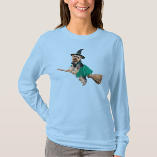 Camiseta Yorkie Witch
