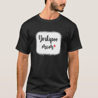 Camiseta Yorkipoo Cachorro Mãe Mulher Yorkipoo