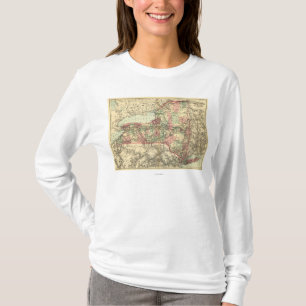 Camiseta YorkPanoramic novo MapNew York