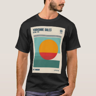 Camiseta Yorkshire Dales National Park Retro Viagem Art