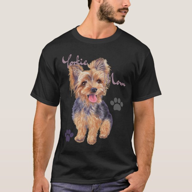 Camiseta Yorkshire Mãe Cute Yorkie (Frente)