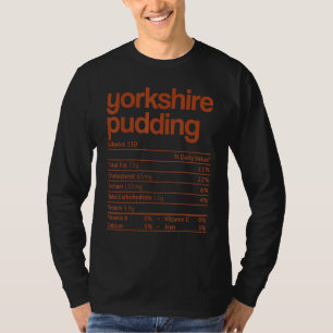 Camiseta Yorkshire Pudim Nutrição Fato de Ação de Graças Ch