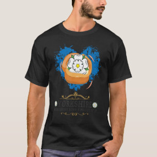 Camiseta Yorkshire Rosa Flag Idea Para Crianças Com Yorkshi