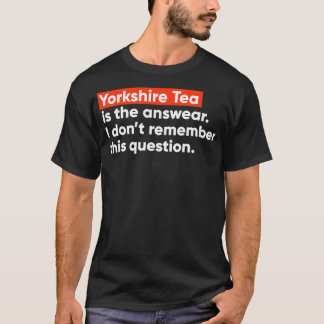 Camiseta Yorkshire Tea é a roupa