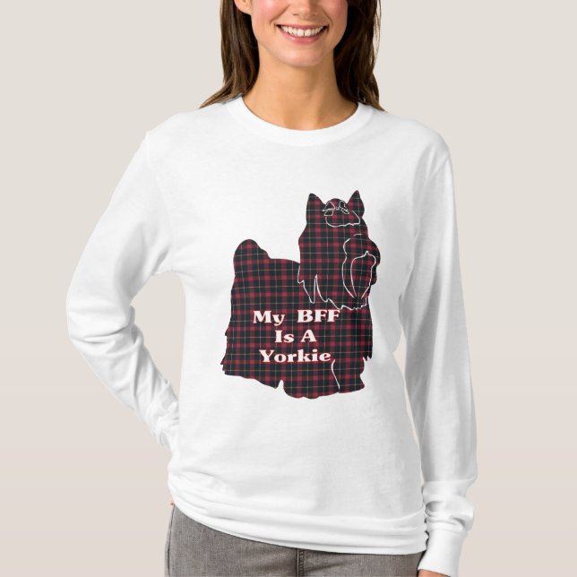 Camiseta Yorkshire Terrier BFF Gifts (Frente)
