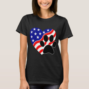 Camiseta Yorkshire Terrier Cat Paw Prin, De Julho