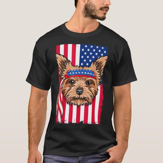 Camiseta Yorkshire Terrier Dog (Frente)