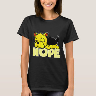 Camiseta Yorkshire Terrier Dog Lazy Day Tired